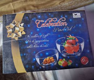 6 Glass Bowl Set