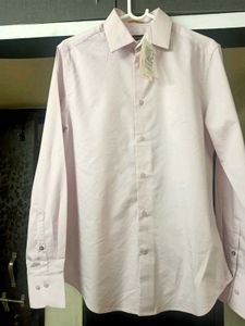 New MENS Rare Rabbit Satin Stretch Plain Shirt