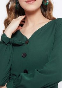 Berrylush Brand New Emerald Green Dress