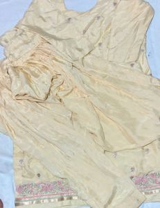 Silk Suit Light Colour Patyali Shalwar