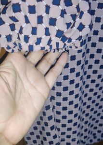 Pale Pink Printed Top