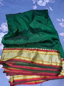 Green & Gold Saree