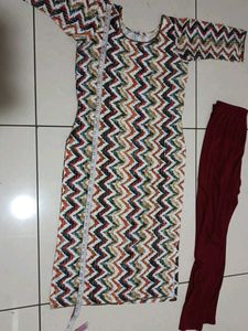 Printed Kurta with Leggings