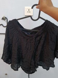 black beach short with Drawstring