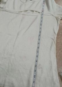 Cutout Long Sleeve Tee For Winter