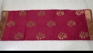 Rose Pink Saree With Blouse
