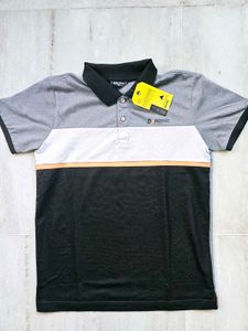 Dynamic Color Block Polo Shirt