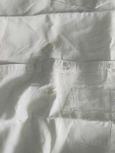 Crisp White Button-Down Shirt