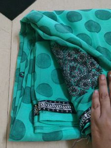 Elegant Green RAJNANDNI Saree