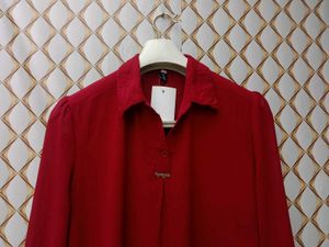 New With Tag Korean Formal Rust Cute Top