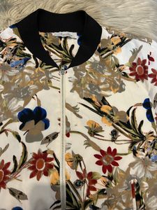 Printed Bomber Jacket