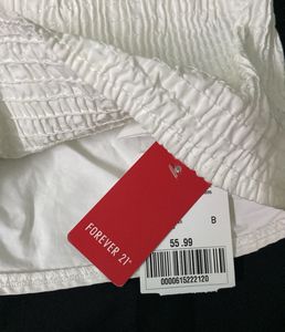White Puff Sleeve Top