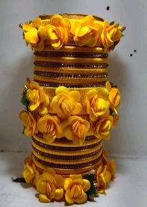 Haldi Bangles Set