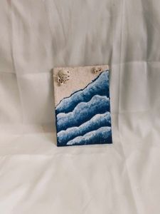 Beach Texture Art On Canvas