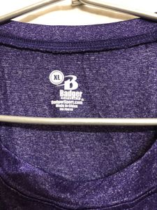 Badger Blue Long Sleeve T Shirt