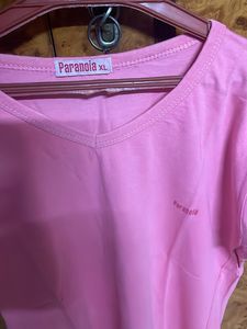 Girls (kids) Pink top With V Neck