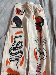 Unique Graphic Print Sweatpants