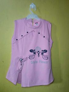 Pink 'Style Flower' Top