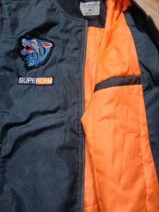 dark blue colour winter jacket