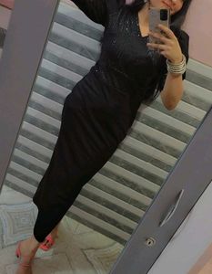 Black Sequence Dress For Party Festive Bust 30/32