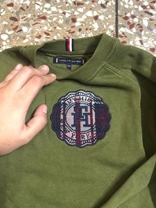 Green Tommy Hilfiger Sweatshirt