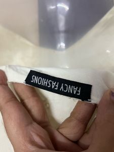 Pintrest white pure cotton piece