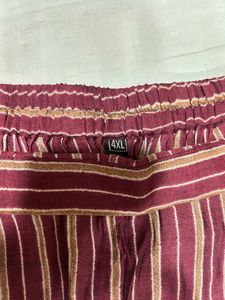 Elegant Maroon Floral Print Kurta Set