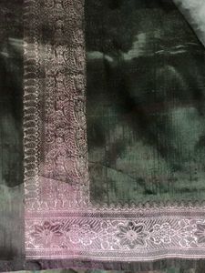 Elegant Floral Silk Saree