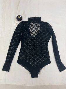 Black Lace Bodysuit