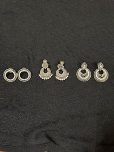 Oxidised Silver Jewellery Set Of 6