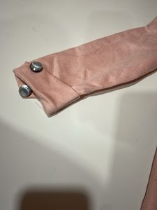 Peach Over Coat For Girls