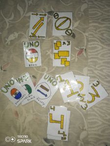 UNO. FLAG CARDS.