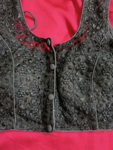 Stylish Black readymade blouse