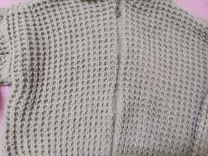 Knitted Crop Zip-Up Hoodie