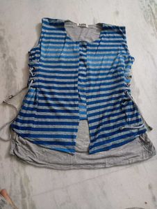 ‼️FREE DELIVERY‼️Striped Sleeveless Top