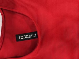Red Sleeveless Skater Dress