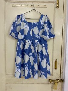 Floral Puff Sleeve Dress