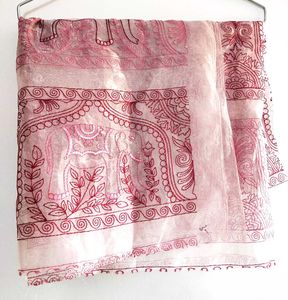 Embroidered Tissue Cloth Piece 27 inch