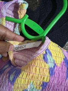 Floral Print Peplum Top