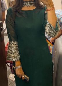 Green Sharara Suit