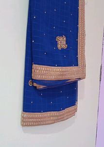 Heavy Border Saree
