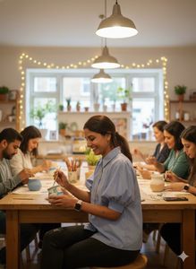 ☁️Ariel Top: Sky Blue Puff Perfection! 💙✨