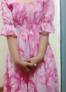 Pink Midi Dress