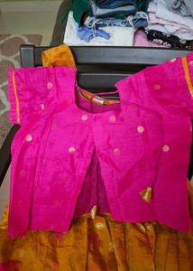 Girls Ethnic South Indian Lehenga Choli
