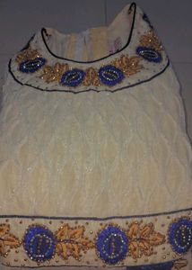 Elegant white Ethnic Gown