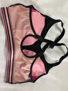 Pink Sports Bra