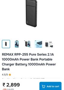 Combo :-Remax 10000mAh Power Bank
