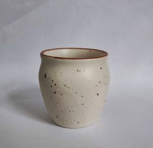 Cream Ceramic Handmade Kulhad Cup For Chai Etc