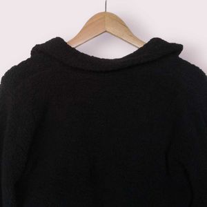 Warm Cropped Black Jacket