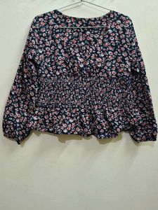Floral Long Sleeve Top
